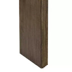 Console en bois minimaliste, table d'entrée cannelée moderne pour salon et entrée