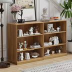 PexFix 36x31x16 Étagère de rangement sans porte en bois Meuble de rangement bibliothèque et bureau pour cuisine, chambre, entrée, salon, salle à manger Naturel