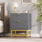 Commode à 2 tiroirs, petite commode, commode de chambre à coucher, salon,