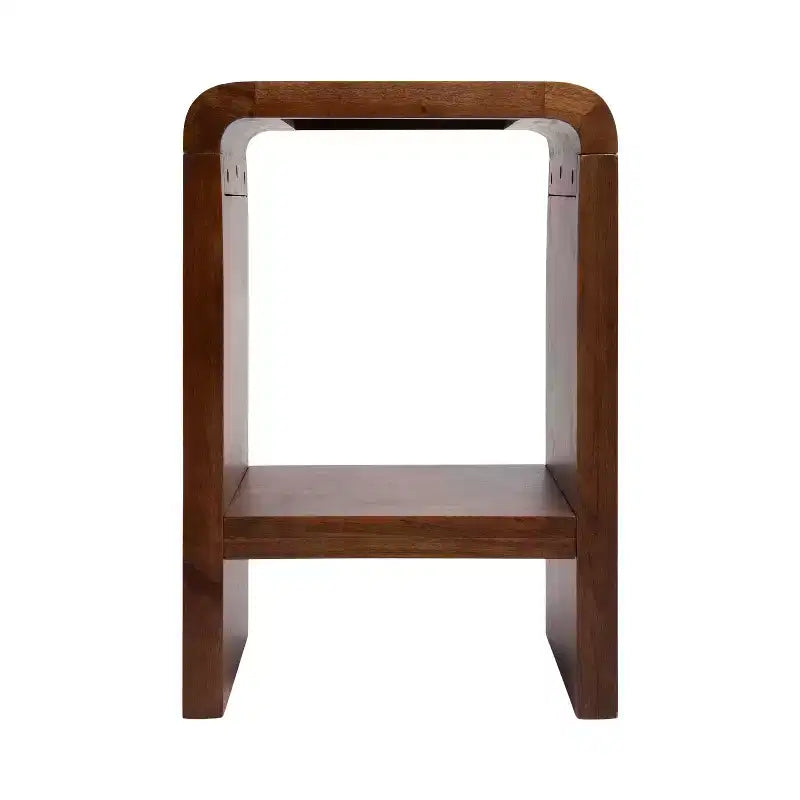 Table d'appoint Kate and Laurel Reddy Radius Arch, 16x12x24, Noyer Brun
