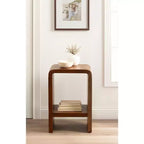 Table d'appoint Kate and Laurel Reddy Radius Arch, 16x12x24, Noyer Brun