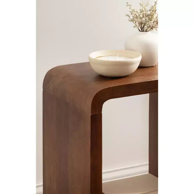 Table d'appoint Kate and Laurel Reddy Radius Arch, 16x12x24, Noyer Brun