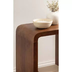 Table d'appoint Kate and Laurel Reddy Radius Arch, 16x12x24, Noyer Brun