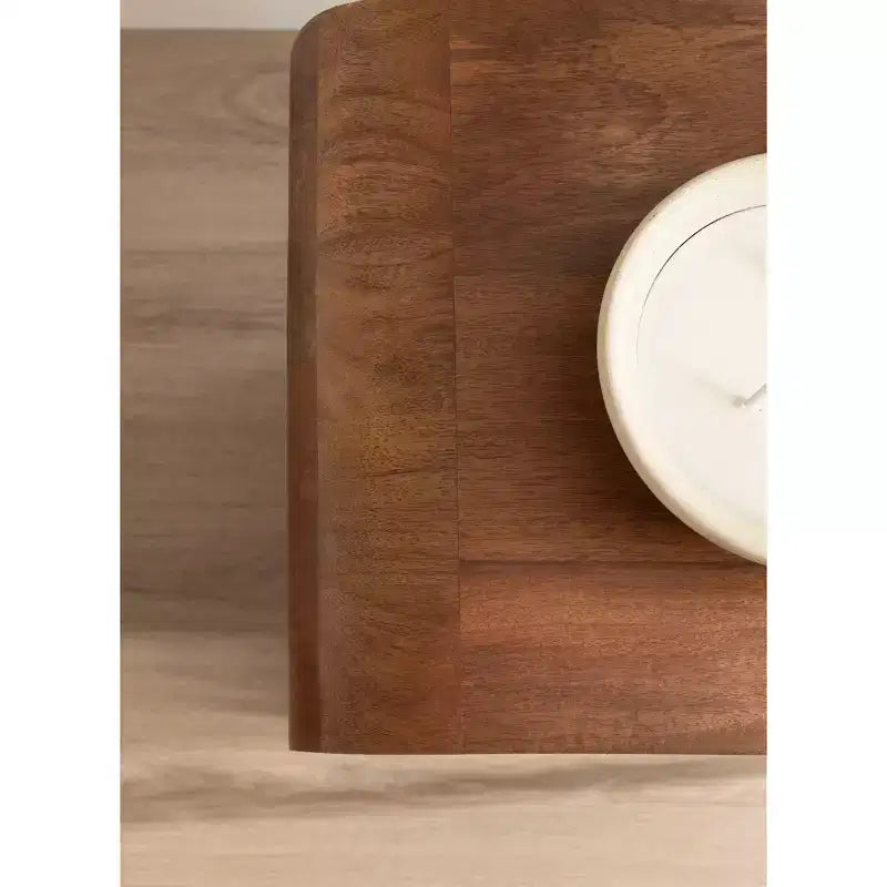 Table d'appoint Kate and Laurel Reddy Radius Arch, 16x12x24, Noyer Brun