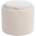 Studio 55D Elias 18 Pouf de rangement haut Nathan Ginger avec plateau réversible