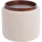 Studio 55D Elias 18 Pouf de rangement haut Nathan Ginger avec plateau réversible