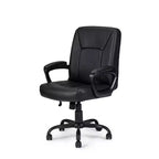 HomeStock 46 in.H Adjustable Height Gold Faux Leather Seat Material with Swivels Ergonomic Office Chairs