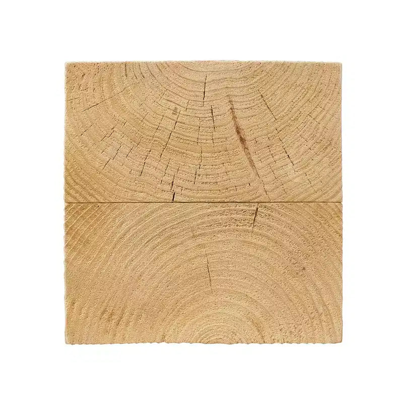 Table d'appoint unique en bois massif cannelé Art Leon
