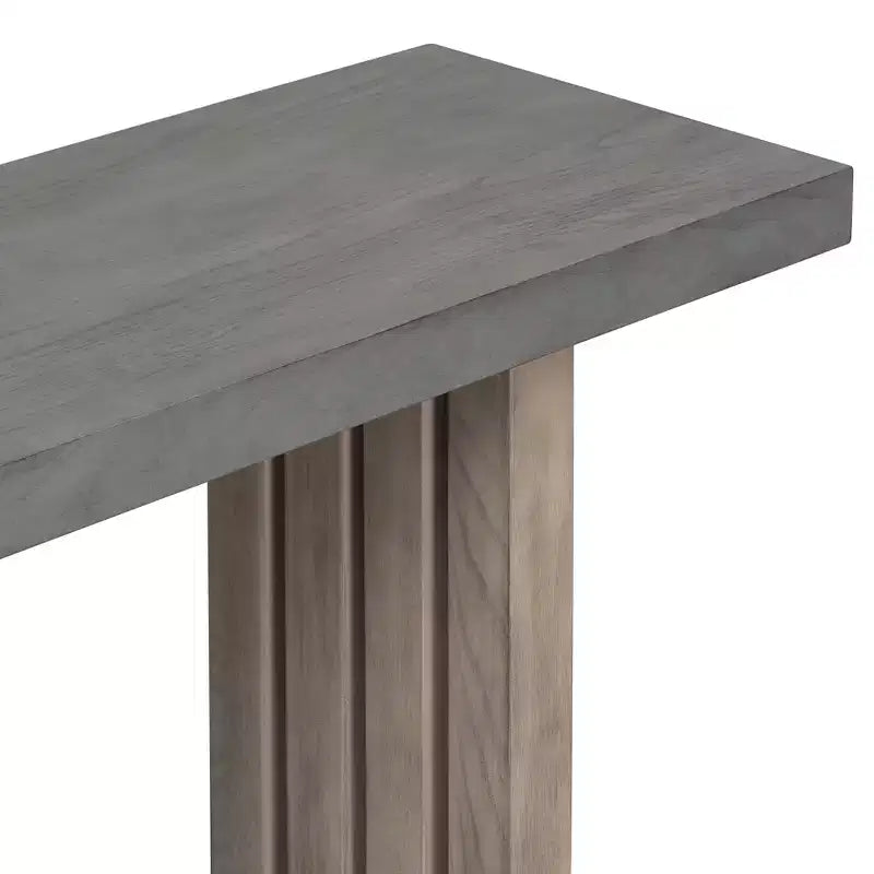 Consoles en placage de chêne au design moderne et unique pour l'entrée, table d'entrée minimaliste en bois mince pour le bureau à domicile, le salon