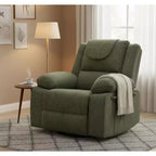 Fauteuil inclinable de chambre d'enfant GustoWave, fauteuil inclinable berçant pivotant à 306° avec massage vibrant et chauffage pour salon/chambre à coucher