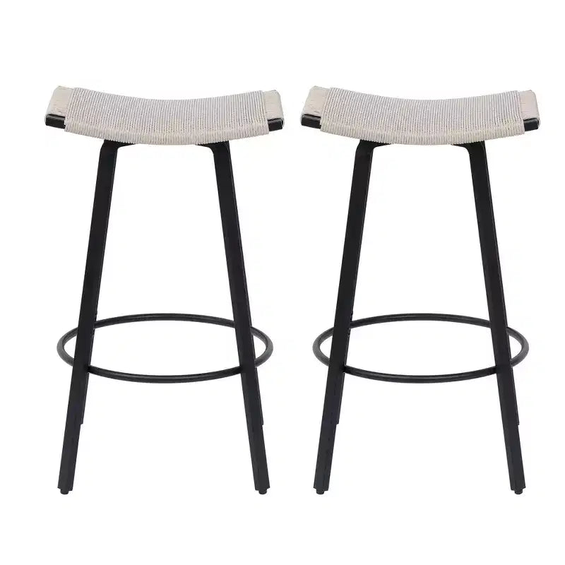 Okak 26Ensemble de 2 tabourets de bar pivotants modernes, tabourets de bar rembourrés hauteur comptoir avec dossier, chaises de bar pour îlot de cuisine