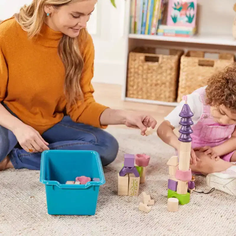 Meuble de rangement mobile ECR4Kids 10 casiers et 10 bacs à façade ouverte, 5x2, Mobilier pour enfants