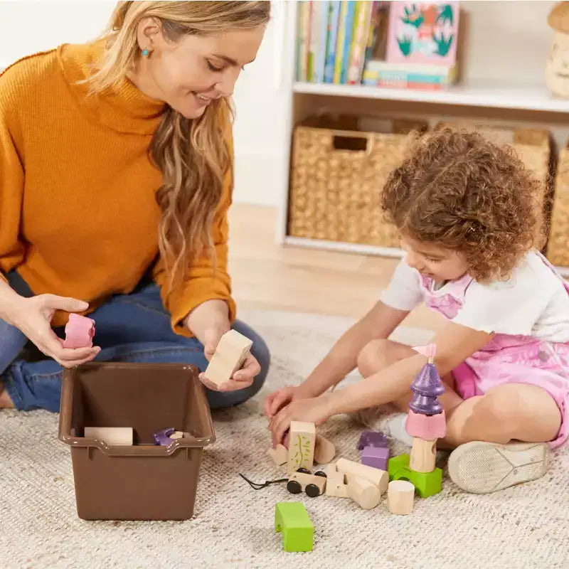 Meuble de rangement mobile ECR4Kids 10 casiers et 10 bacs à façade ouverte, 5x2, Mobilier pour enfants