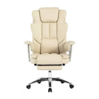 Chaise de bureau de direction à dossier haut, chaise de bureau ergonomique avec assise extra large, support lombaire et accoudoirs rembourrés, chaise de bureau à roulettes pivotante pour la maison