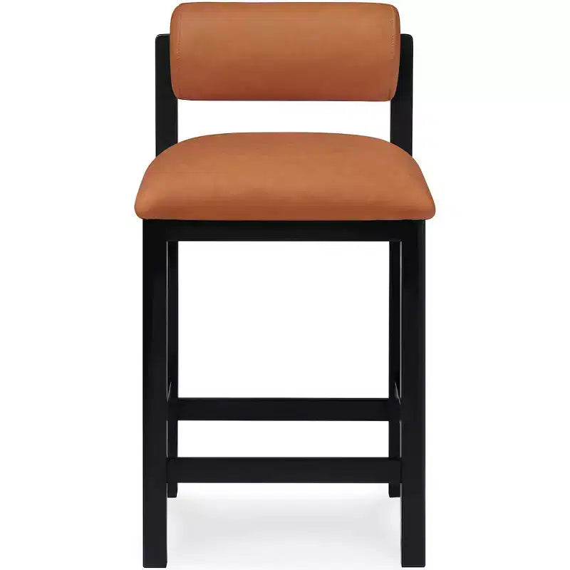 Tabouret de comptoir rembourré en similicuir Meridian Furniture, Roundhill