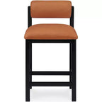 Tabouret de comptoir rembourré en similicuir Meridian Furniture, Roundhill
