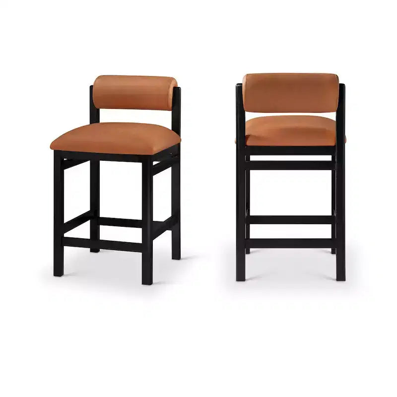 Tabouret de comptoir rembourré en similicuir Meridian Furniture, Roundhill