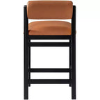Tabouret de comptoir rembourré en similicuir Meridian Furniture, Roundhill