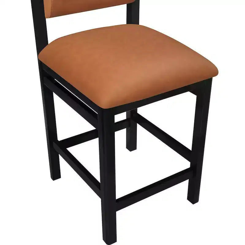 Tabouret de comptoir rembourré en similicuir Meridian Furniture, Roundhill