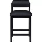 Tabouret de comptoir rembourré en similicuir Meridian Furniture, Roundhill