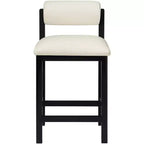 Tabouret de comptoir rembourré en similicuir Meridian Furniture, Roundhill