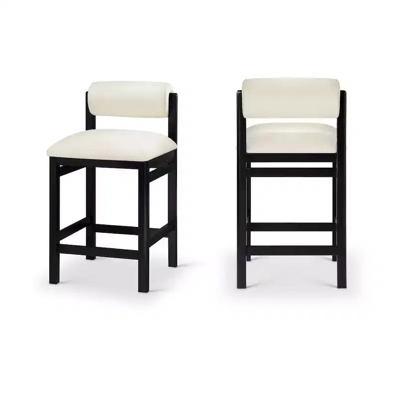 Tabouret de comptoir rembourré en similicuir Meridian Furniture, Roundhill
