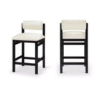 Tabouret de comptoir rembourré en similicuir Meridian Furniture, Roundhill