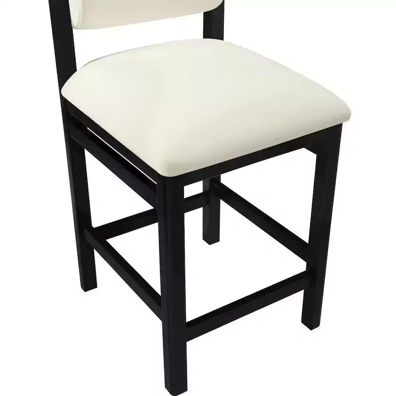 Tabouret de comptoir rembourré en similicuir Meridian Furniture, Roundhill