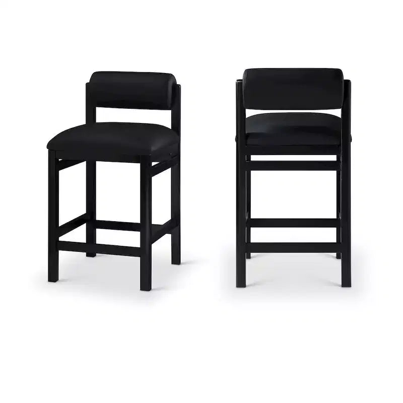 Tabouret de comptoir rembourré en similicuir Meridian Furniture, Roundhill