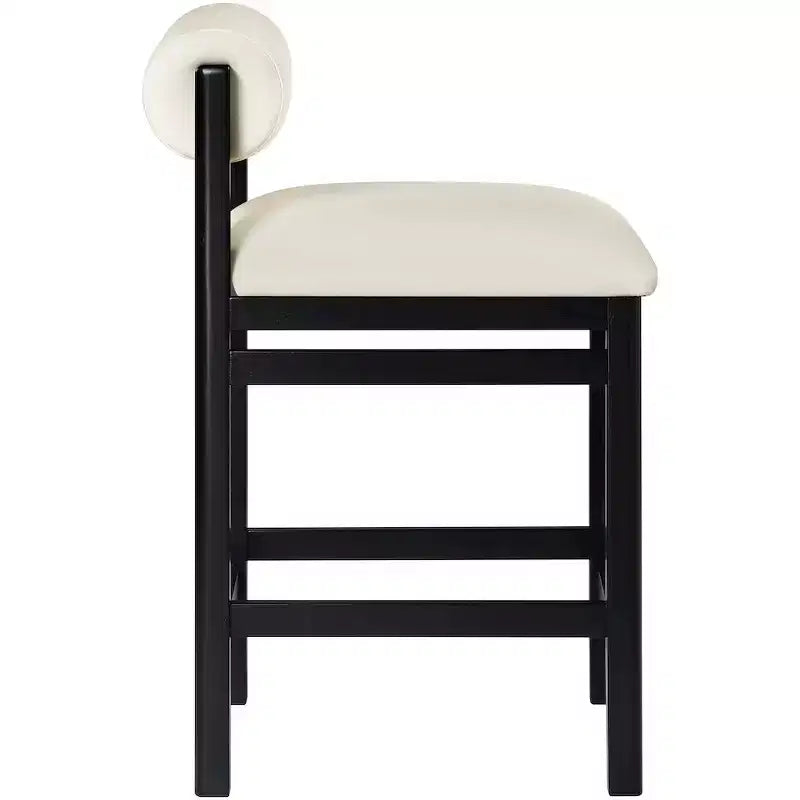Tabouret de comptoir rembourré en similicuir Meridian Furniture, Roundhill