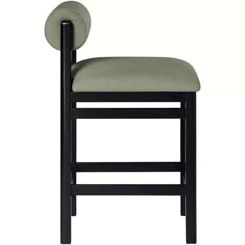 Tabouret de comptoir rembourré en similicuir Meridian Furniture, Roundhill