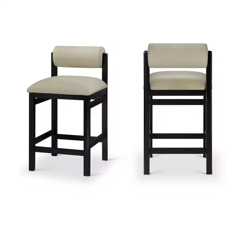 Tabouret de comptoir rembourré en similicuir Meridian Furniture, Roundhill