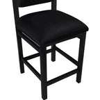 Tabouret de comptoir rembourré en similicuir Meridian Furniture, Roundhill