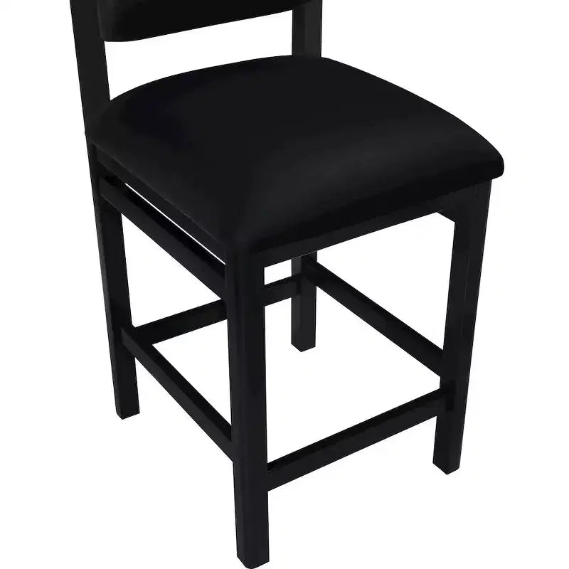 Tabouret de comptoir rembourré en similicuir Meridian Furniture, Roundhill