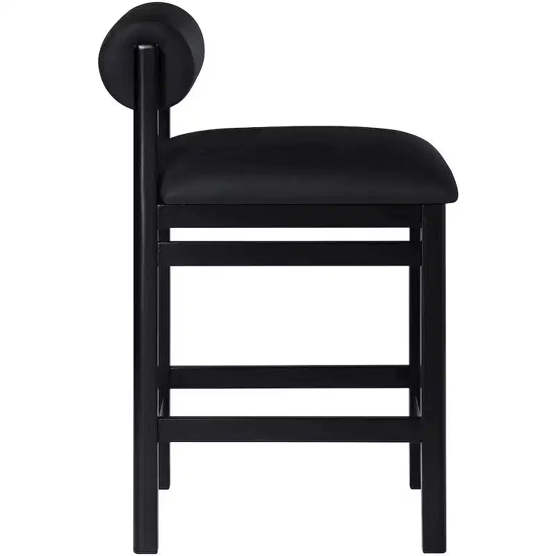 Tabouret de comptoir rembourré en similicuir Meridian Furniture, Roundhill
