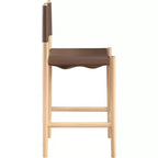 Tabouret de comptoir Meridian Furniture Rawlins en similicuir vegan