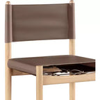 Tabouret de comptoir Meridian Furniture Rawlins en similicuir vegan