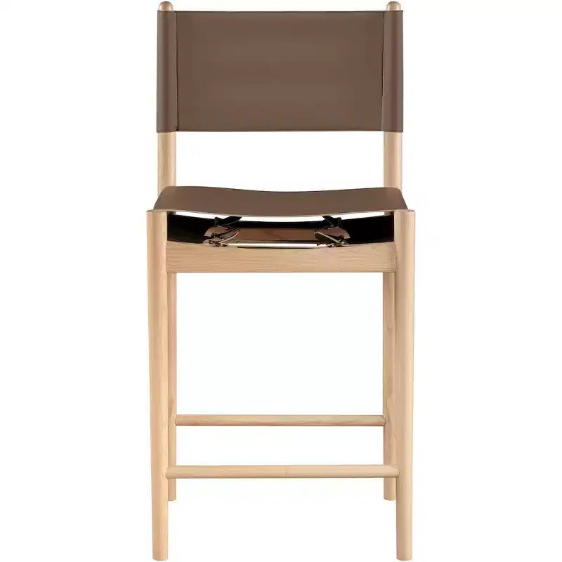 Tabouret de comptoir Meridian Furniture Rawlins en similicuir vegan