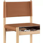 Tabouret de comptoir Meridian Furniture Rawlins en similicuir vegan