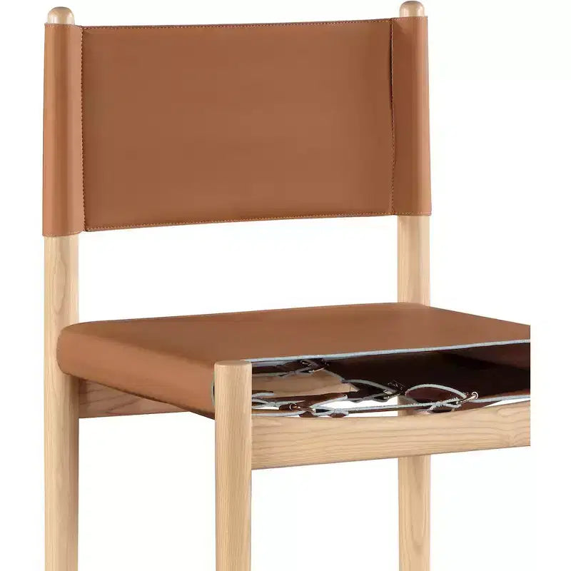 Tabouret de comptoir Meridian Furniture Rawlins en similicuir vegan