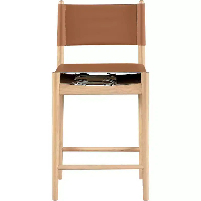 Tabouret de comptoir Meridian Furniture Rawlins en similicuir vegan