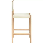 Tabouret de comptoir Meridian Furniture Rawlins en similicuir vegan