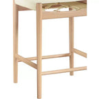 Tabouret de comptoir Meridian Furniture Rawlins en similicuir vegan