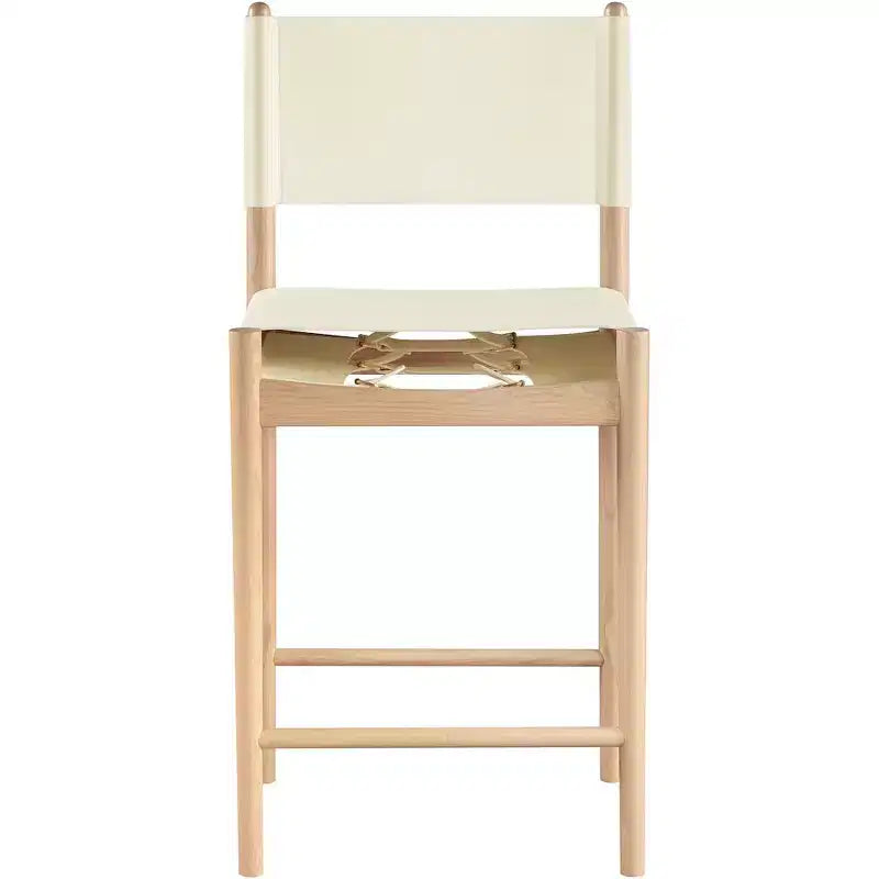 Tabouret de comptoir Meridian Furniture Rawlins en similicuir vegan