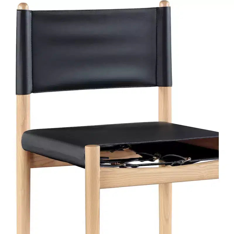 Tabouret de comptoir Meridian Furniture Rawlins en similicuir vegan