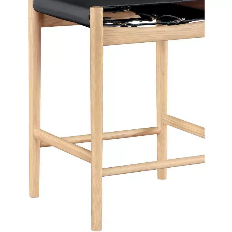 Tabouret de comptoir Meridian Furniture Rawlins en similicuir vegan