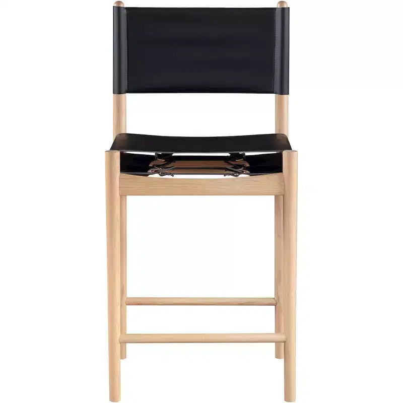 Tabouret de comptoir Meridian Furniture Rawlins en similicuir vegan