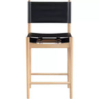 Tabouret de comptoir Meridian Furniture Rawlins en similicuir vegan