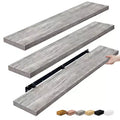 Sorbus 3 Pack 55 Inch Wall Mounted Floating Shelves - for Bathroom, Wall Decor for Bedroom, Kitchen, Living Room, Book Storage