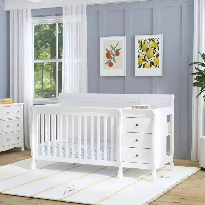 Lit de bébé et table à langer transformables 4-en-1 Kalani de DaVinci